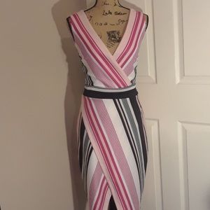New York and Company Striped Dress